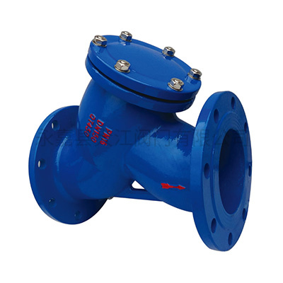 PN16法蘭連接鐵制Y型過濾器  ?